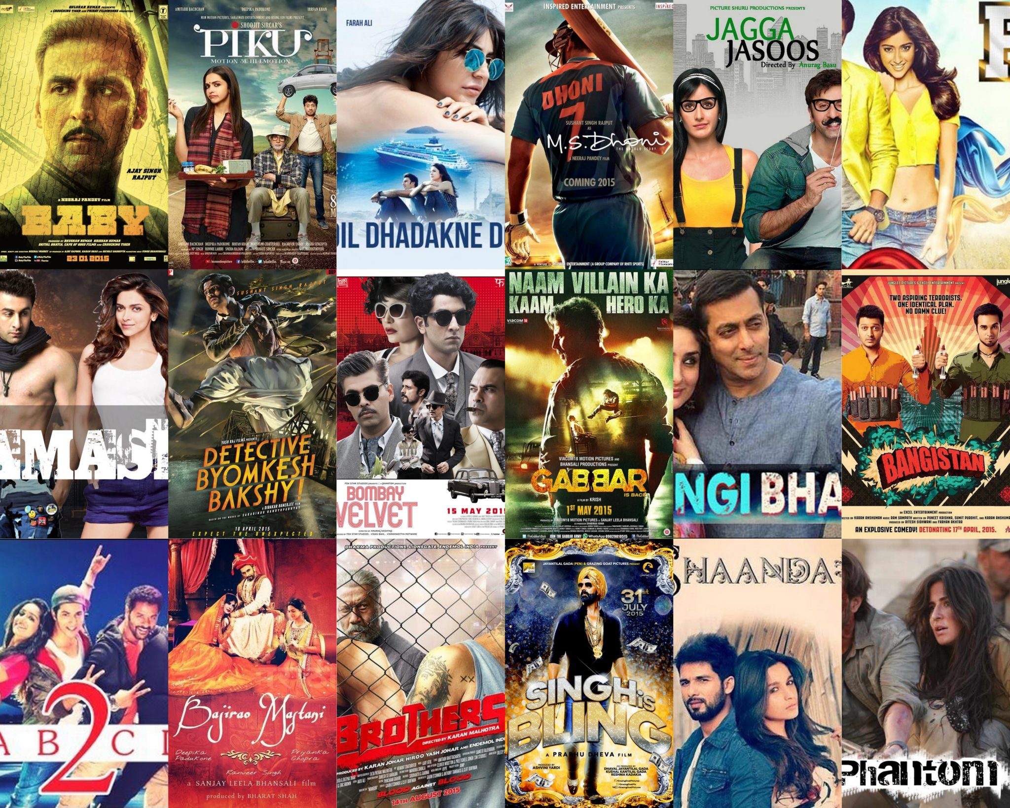 Upcoming Bollywood Movies of 2015