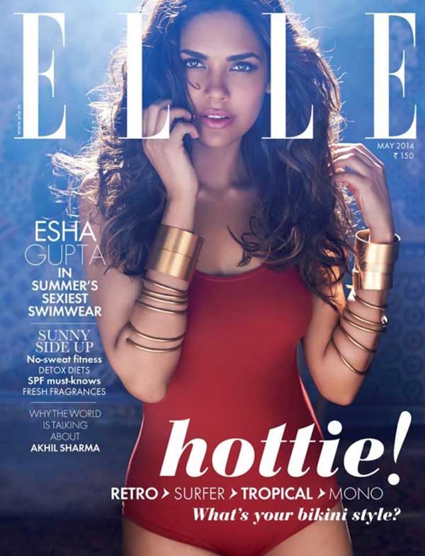 Esha Gupta Hot Elle Photoshoot